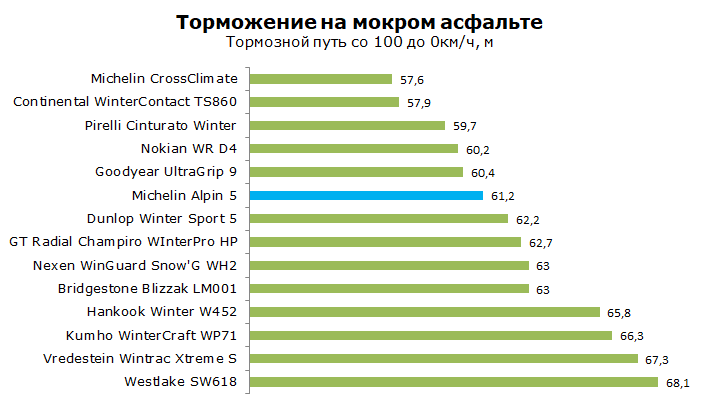 тесты michelin alpin a5