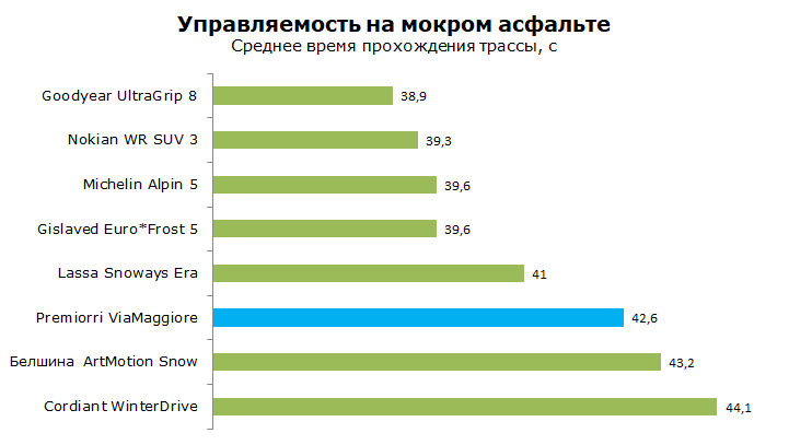 тест зимней premiorri viamaggiore, обзор шины