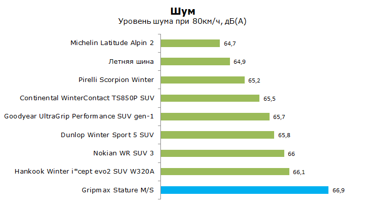Тест шины Gripmax Stature M S